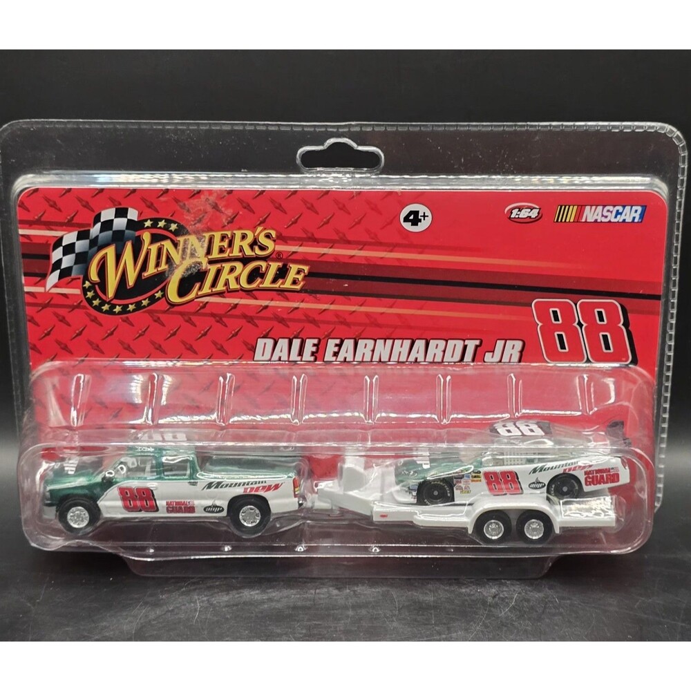 Winner's Circle Dale Earnhardt Jr #88 AMP Truck Car & Trailer 1:64